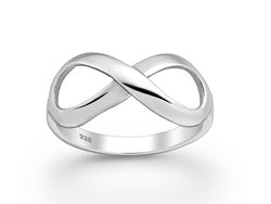 Prsten Infinity stříbro 925