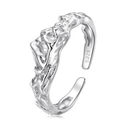 OLIVIE Stříbrný nastavitelný prsten MOUNTAINS 712