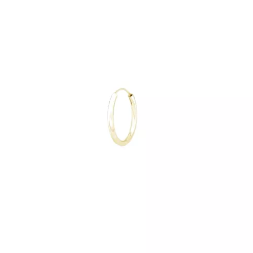 Stříbrný 16mm KROUŽEK GOLD 1 ks 8787