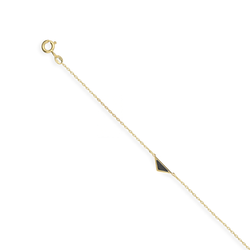 Náramek ze žlutého zlata ONYX Au 585/1000