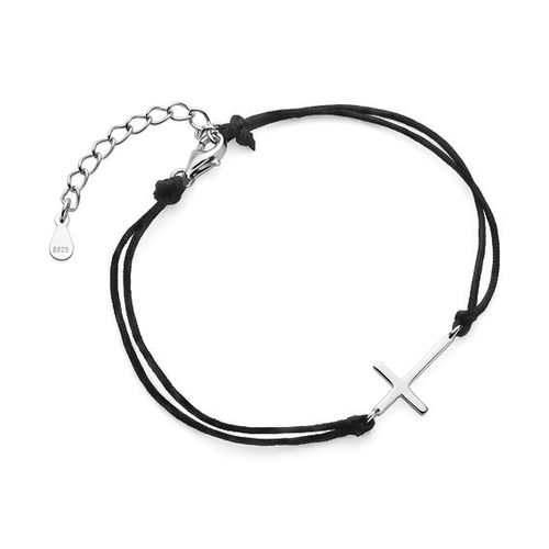 OLIVIE Provázkový náramek KŘÍŽEK 299