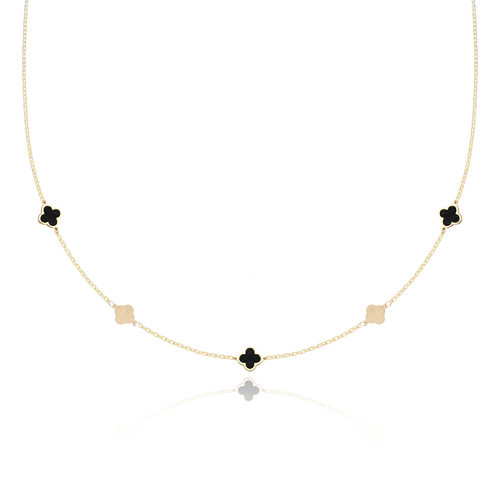 Náhrdelník ze žlutého zlata ONYX Au 585/1000