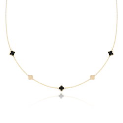 Náhrdelník ze žlutého zlata ONYX Au 585/1000