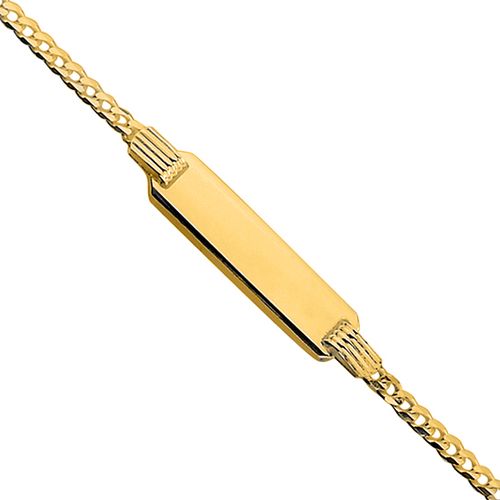OLIVIE Dětský náramek GOLD s destičkou 758