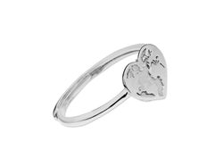 Prsten Srdce Globe nastavitelný stříbro 925 2410