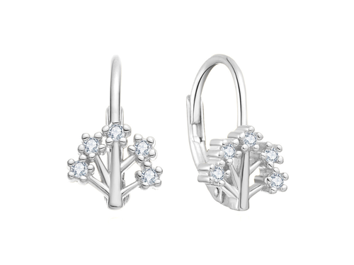 Dětské stříbrné náušnice STROMEČEK 10016