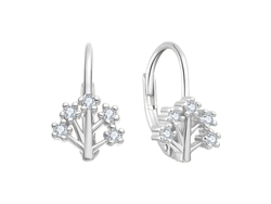 Dětské stříbrné náušnice STROMEČEK 10016