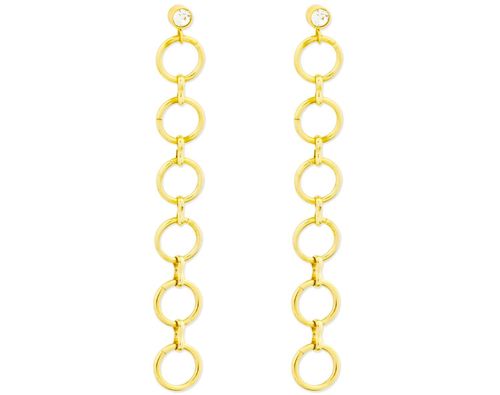 Náušnice Circles gold 2943