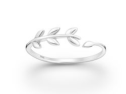 Prsten Vavřín stříbro 925