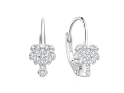 Dětské stříbrné náušnice PALMA 10019