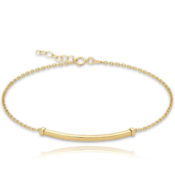 MINET Zlatý náramek s tyčkou Au 585/1000