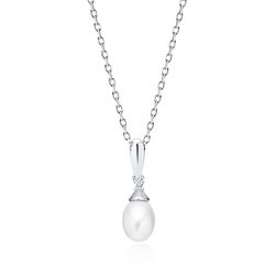 OLIVIE Stříbrný náhrdelník PERLA 741
