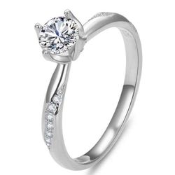 OLIVIE Stříbrný zásnubní prsten MAGIC 7170 