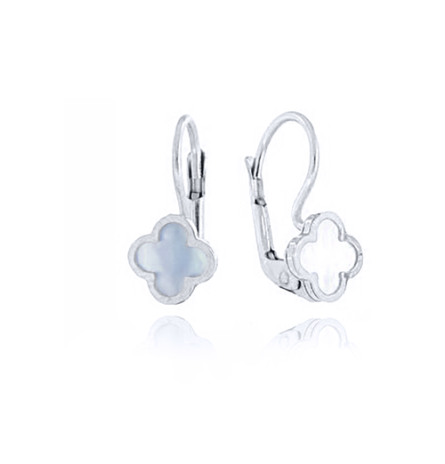 Náušnice z bílého zlata Au 585/1000