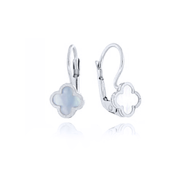 Náušnice z bílého zlata Au 585/1000