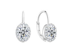 Dětské stříbrné náušnice OVÁLEK 10017