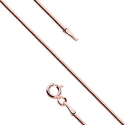 OLIVIE Růžově zlacený 40cm STŘÍBRNÝ ŘETÍZEK 374