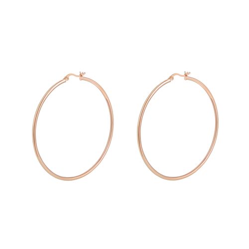 OLIVIE Stříbrné 4cm KRUHY ROSE 707