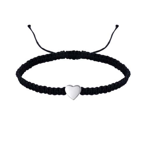 Provázkový náramek SRDCE 9677