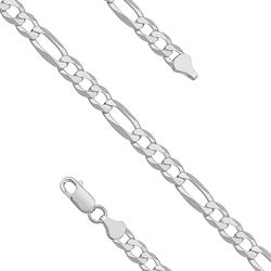 OLIVIE Stříbrný 60cm náhrdelník FIGARO 562