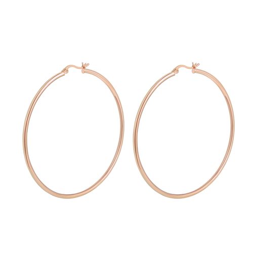 OLIVIE Stříbrné 5cm KRUHY ROSE 707
