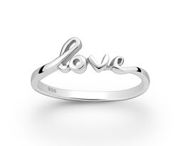 Prsten Love stříbro 925