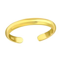 OLIVIE Stříbrný prsten na nohu GOLD 706