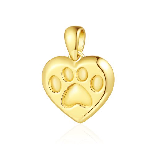 Stříbrný přívěsek TLAPKA GOLD 8607