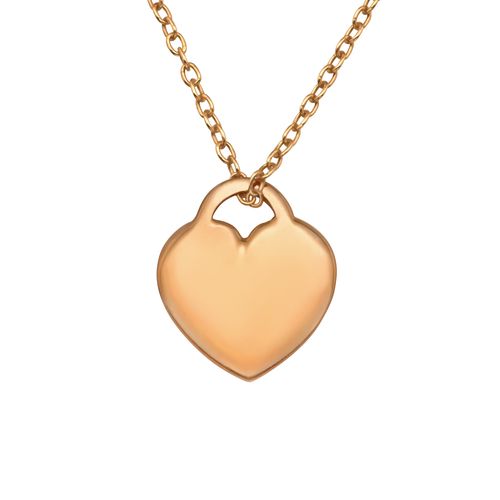 Řetízek Srdce rose gold stříbro 925 1757