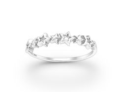 Prsten Hvězdičky stříbro 925