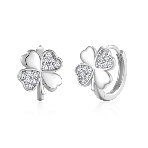 Stříbrné kroužky ČTYŘLÍSTEK 9713