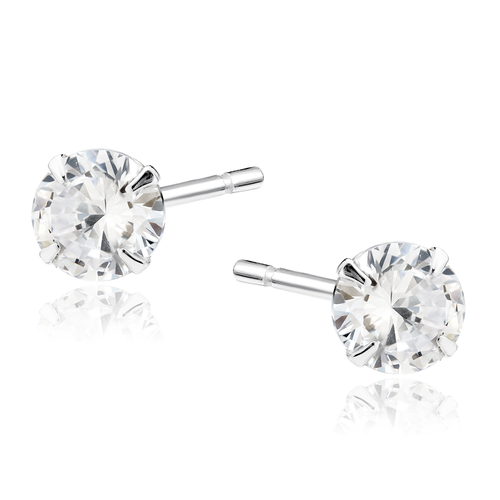 Stříbrné náušnice 6mm SEN 3309