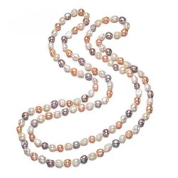 OLIVIE Perlový 160 cm dlouhý náhrdelník 759
