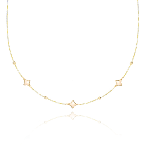 Náhrdelník ze žlutého zlata Au 585/1000