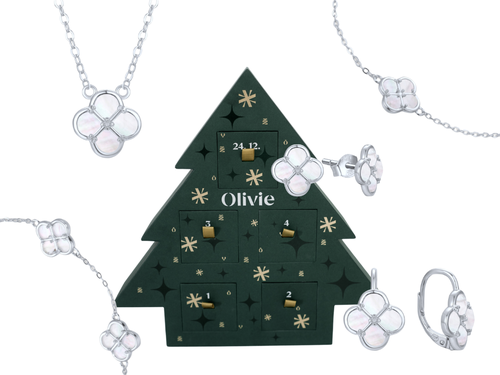 Adventní kalendář s bílou perletí TALIS 9883