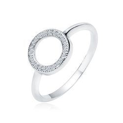 OLIVIE Stříbrný prsten KRUH 7254 