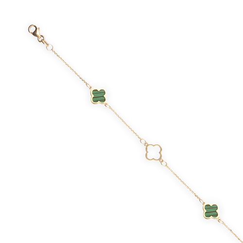 Náramek ze žlutého zlata na nohu Au 585/1000