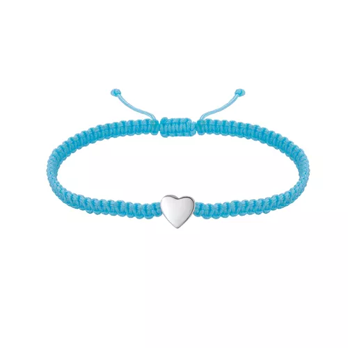 Provázkový náramek SRDCE 9681