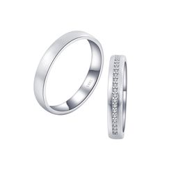OLIVIE Snubní stříbrný prsten MATE 7481 