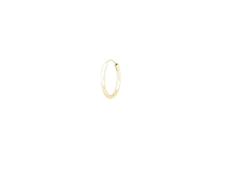 Stříbrný 14mm KROUŽEK GOLD 1 ks 8786