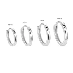 OLIVIE Stříbrný 12mm KROUŽEK 1 ks 8781