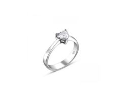 OLIVIE Stříbrný zásnubní prsten MY HEART 5811 