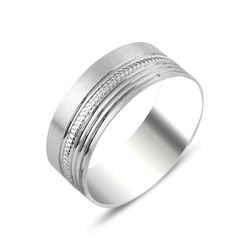 OLIVIE Pánský stříbrný prsten 5719 