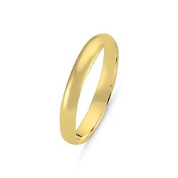 OLIVIE Snubní stříbrný prsten GOLD 7673 