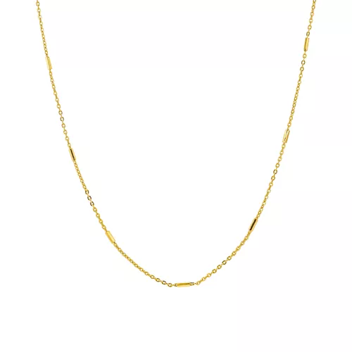 Stříbrný náhrdelník GOLD 8956