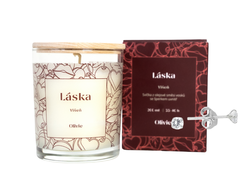 Svíčka Láska se stříbrnými náušnicemi ZORA 3 mm 9993