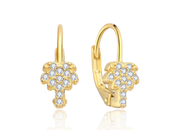 Dětské stříbrné náušnice PALMA 10018