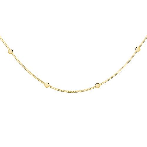 OLIVIE CHOKER kuličkový stříbrný řetízek MARRY GOLD 525