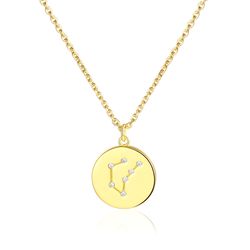 Stříbrný náhrdelník KOZOROH GOLD 802
